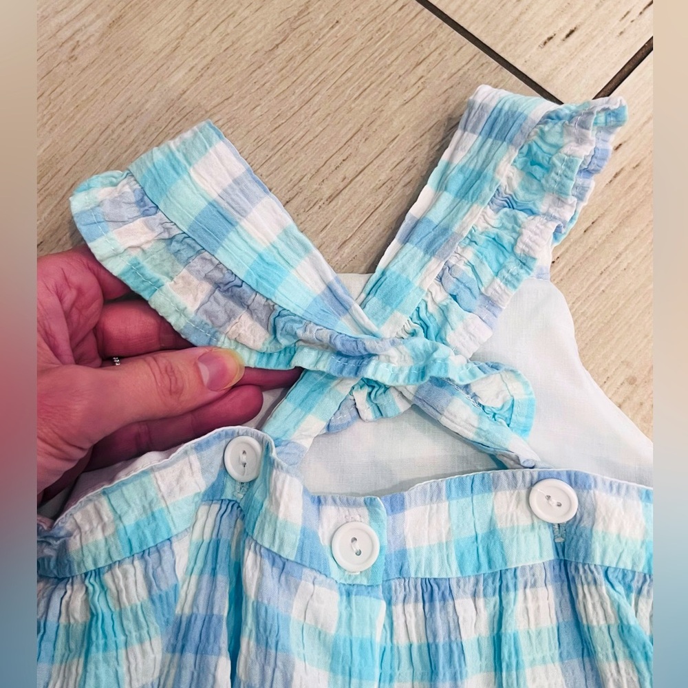 Blue Checkered bubble - Picture 5 of 6